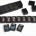 Durable Melamine Mahjong Crak and Flower Tiles - NMJL Standard SPR SUM WIN Markings