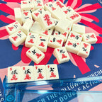 Ivory American Mahjong Tiles Full Set - Bams Craks Dots Winds Flowers Dragons and Jokers NMJL Standard
