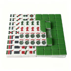 American Mahjong Set with 166 premium melamine tiles from USA Mahjong Co., featuring traditional designs and durable construction.