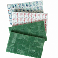American Mahjong Set by USA Mahjong Co. featuring 166 weighted tiles with marbled sage green backs and intricate Jade Lantern design.